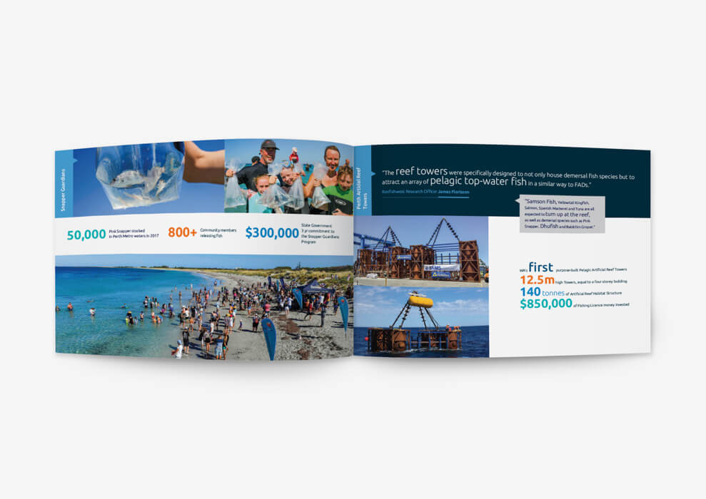 Recfishwest small annual report spread