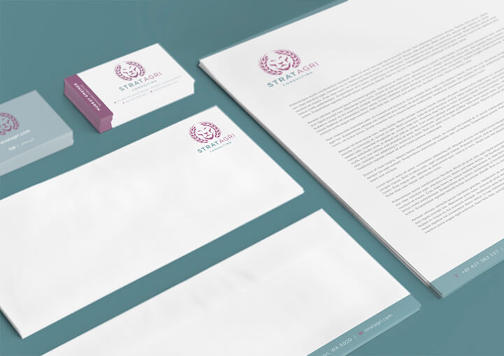 Strat Agri Consulting stationery