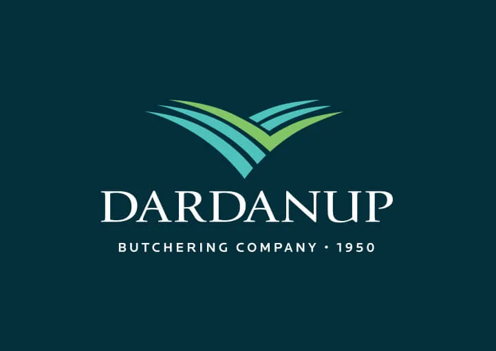 Dardanup logo on blue background
