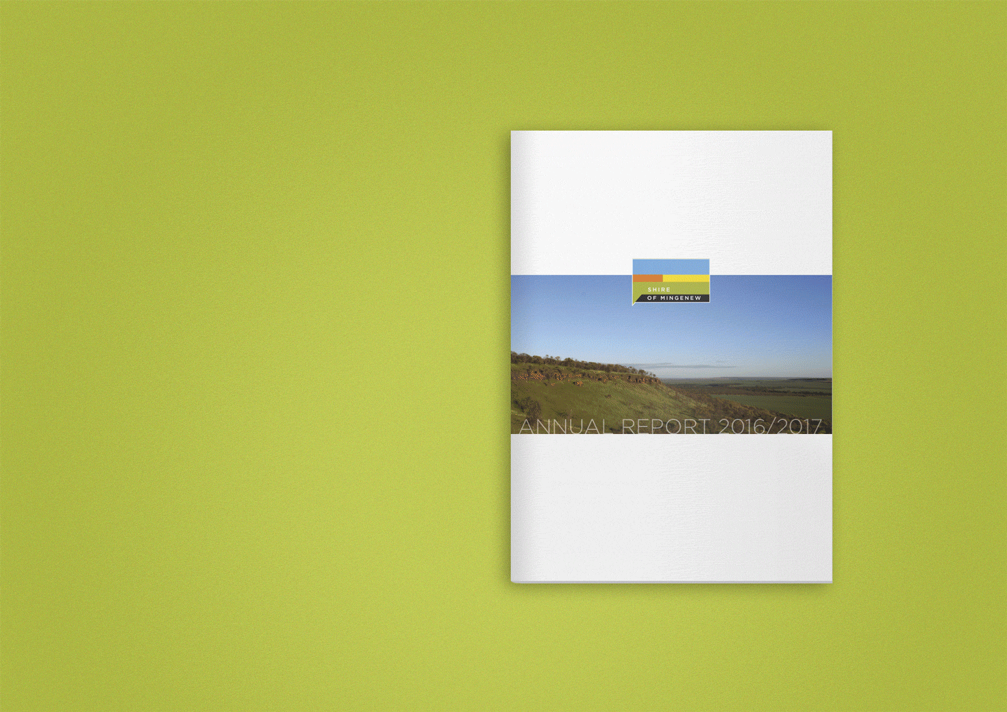 Animated GIF of Shire of Mingenew 2016/2017 annual report brochure